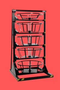 Porta-tubi-oleodinamici-a-cinque-cestelli